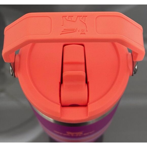 Stanley Varsity IceFlow Flip Straw 30oz Tumbler, FUCHSIA MESH STRIPES - Picture 3 of 4